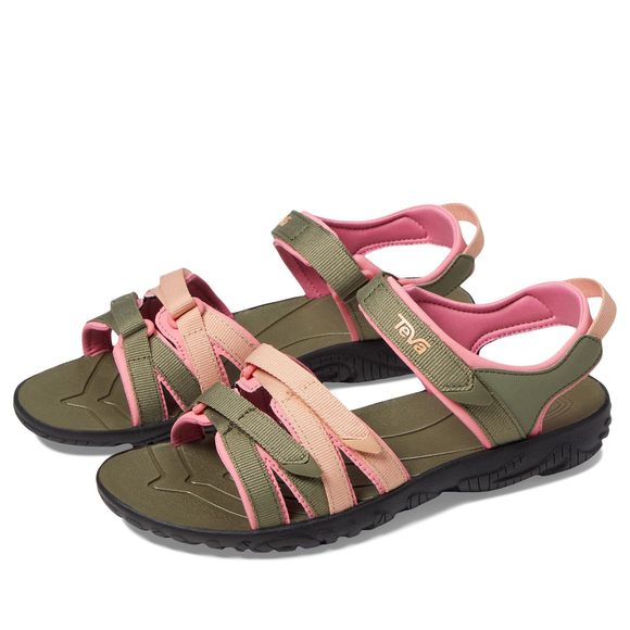 Teva Girls Tirra Sandal, Burnt Olive, 4 Big Kid - Picture 1 of 1